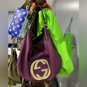 Gucci blondie Leather shoulder bag